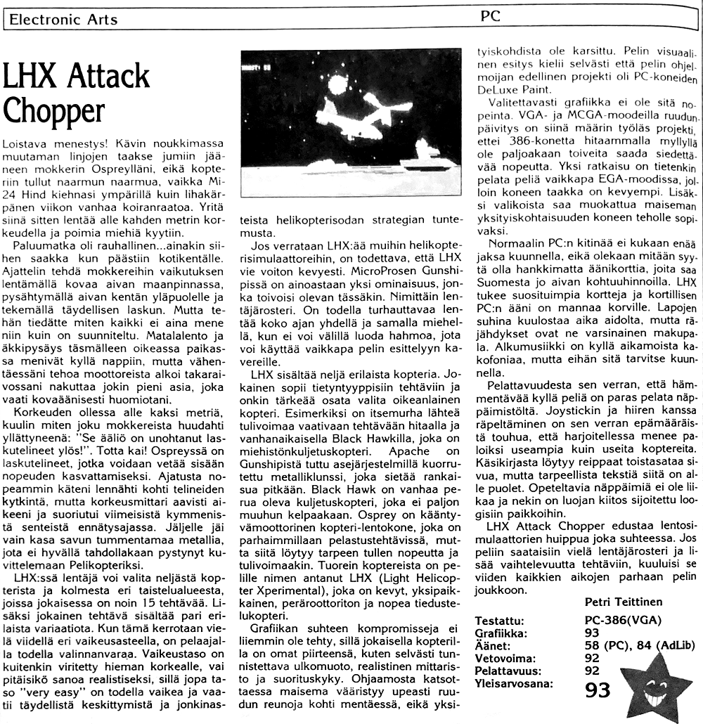 LHX Attack Chopper